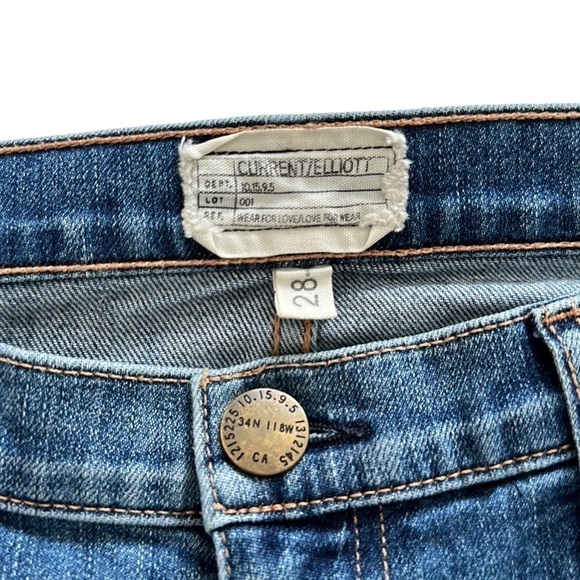 Current/Elliott Stiletto Biker Jeans - Size 28 - Picture 6 of 13